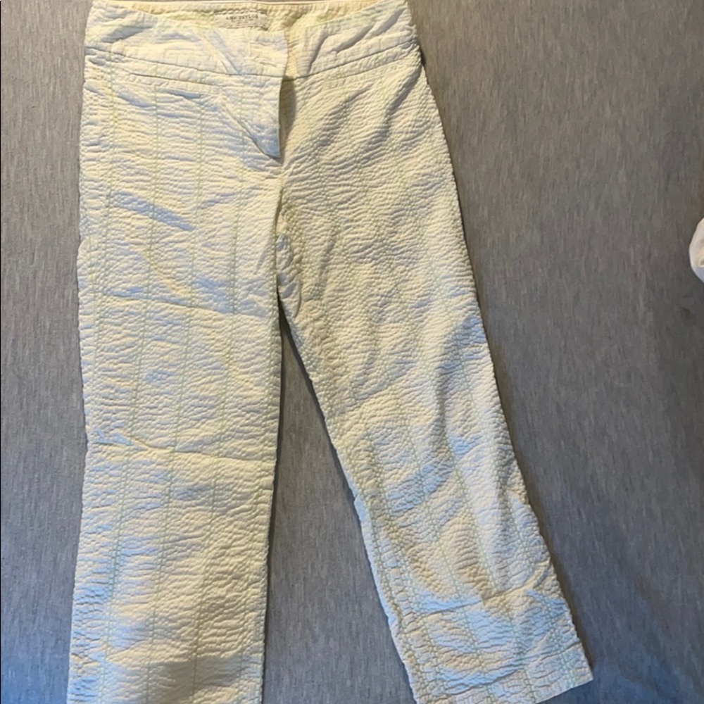 Vintage Ann Taylor Sear Sucker Pants
